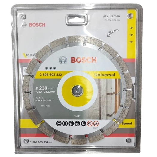 ใบเพชรตัดคอนกรีต9" BOSCH #2608603332 (ตัดเปียก-ตัดแห้ง)