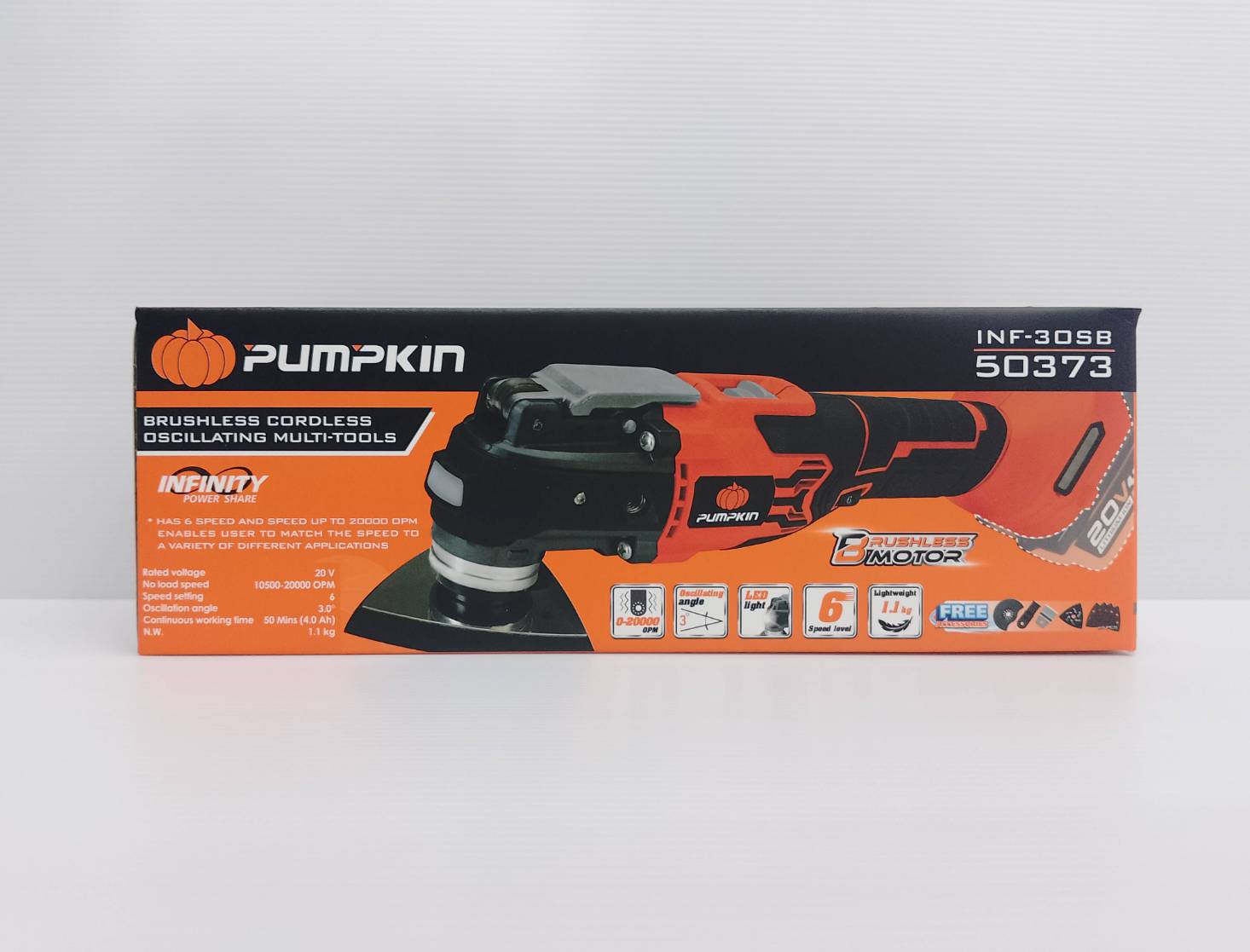 มัลติทูล20V INF-3OSB PUMPKIN 50373 (ตัวเปล่า)