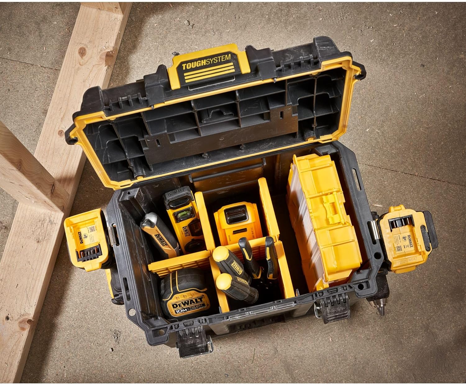 กล่องเครื่องมือทรงลึกขนาด1/2 DWST08035-1 DEWALT TOUGHSYSTEM 2.0