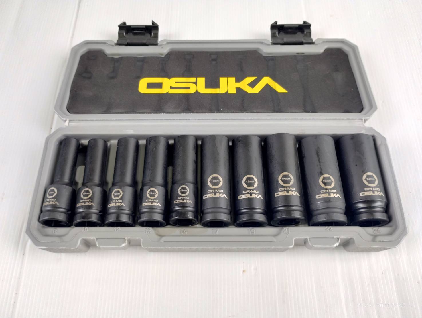 ชุดลูกบล็อกกระแทกยาว 1/2" 10ลูก/ชุด OSAF3211 OSUKA