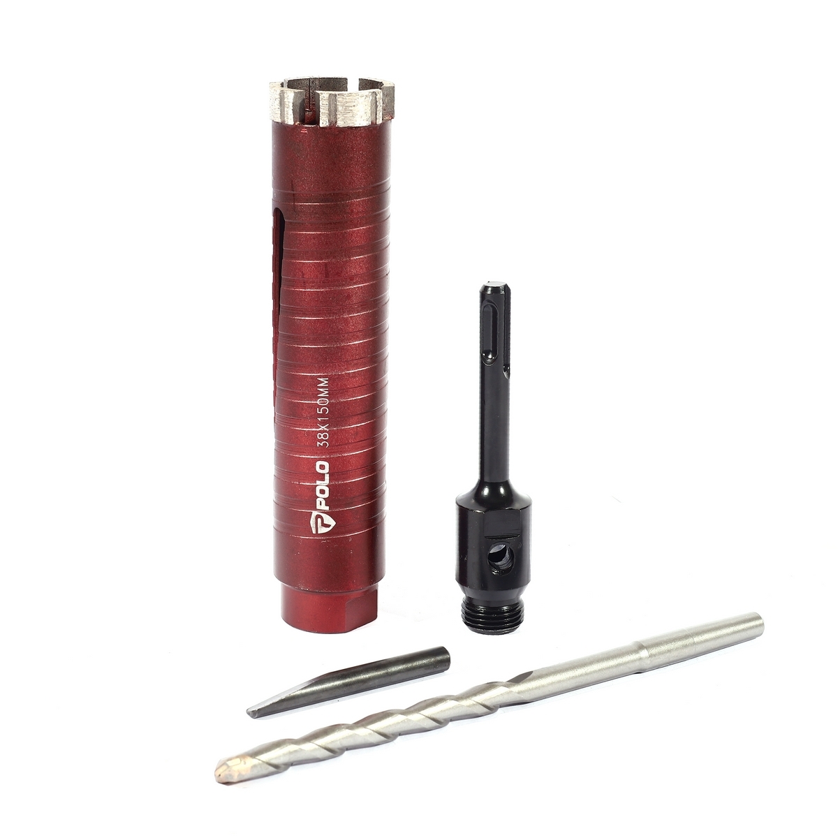 โฮลซอกระบอกเพชร1-1/2" (38mm.) ยาว150mm. POLO