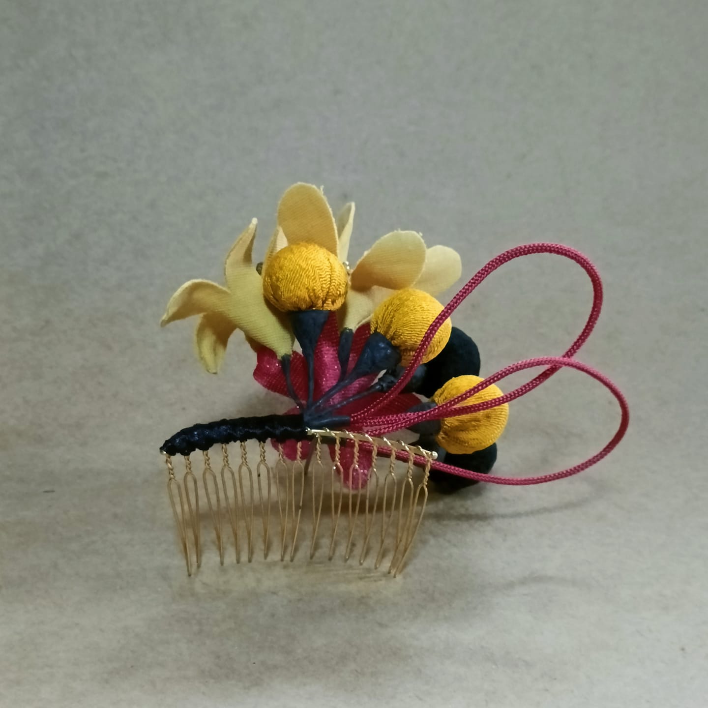 ดอกไม้ประดับผมญี่ปุ่น(หวีสับ)03