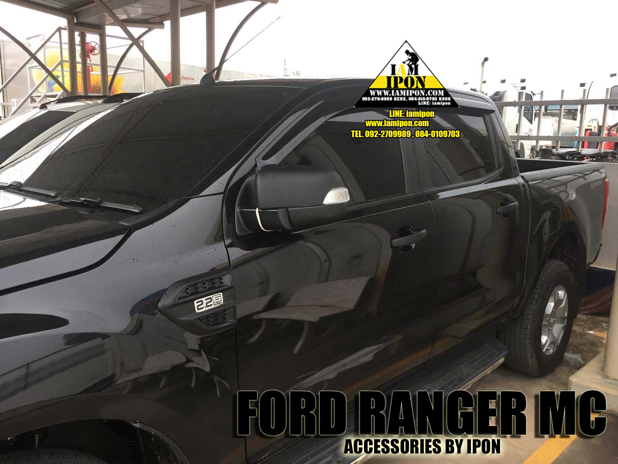 SIDE VENT FLATBLACK FORD RANGER MC 2015 ครอบแก้มดำด้านฟอร์โเรนเจอร์เอ็มซี 2015