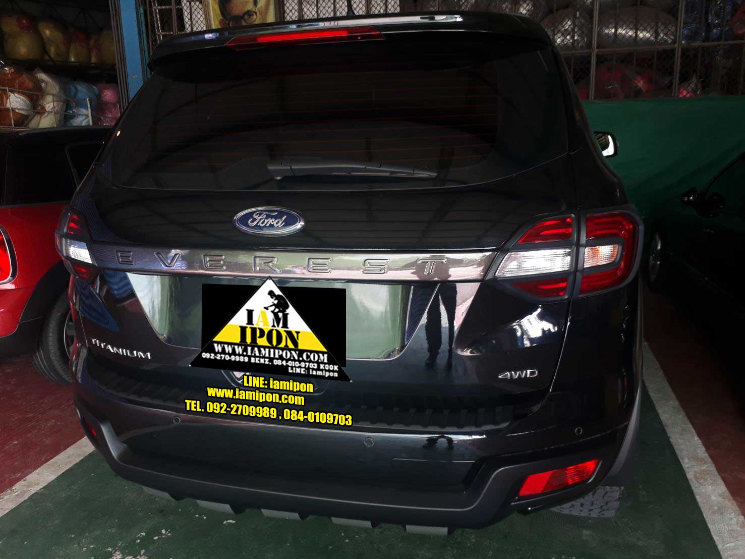 REAR TRUNK LID COVER FORD EVEREST WILDTRAK SPEC คาดคิ้วฝาท้ายสีไวล์ดแทรคฟอร์ดเอเวอเรสต์