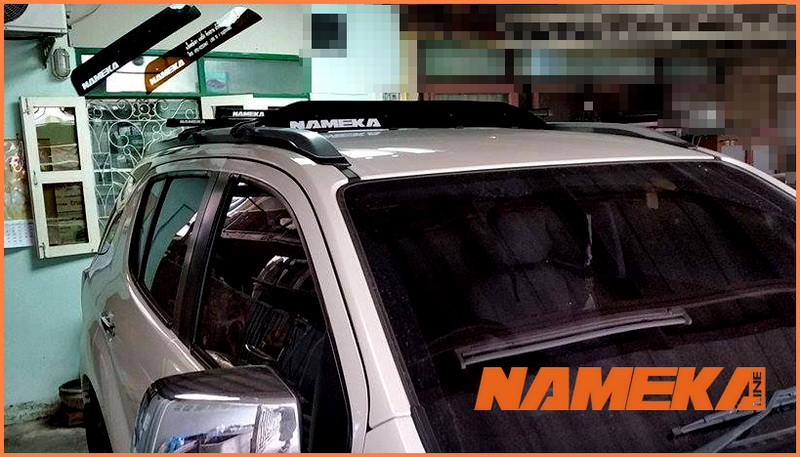 Roof Rack NC-07 ชุดขาจับพร้อมควานขวาง แร็คหลังคา ISUZU MU-X ตรงรุ่น