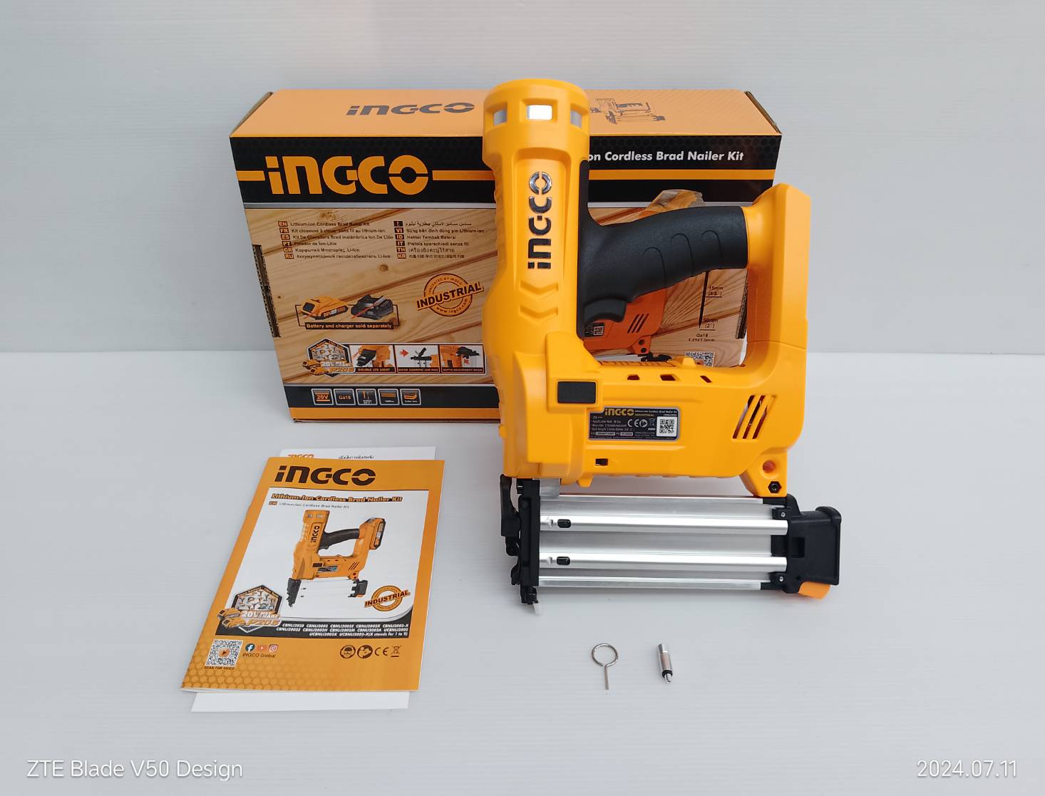 INGCO CBNLI2028 ปืนยิงตะปู20V F15-F50 (เครื่องเปล่า)