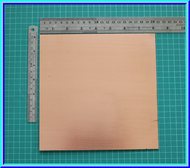 1x แผ่นพีซีบี 1 หน้าแบบธรรมดา ขนาด 8x8 นิ้ว (PCB)