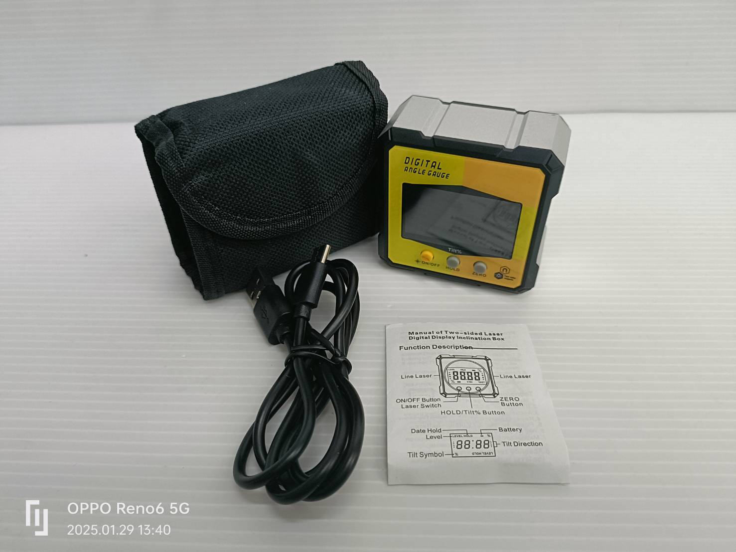 ระดับน้ำดิจิตอลมินิ รุ่น DC106 (มีเลเซอร์)