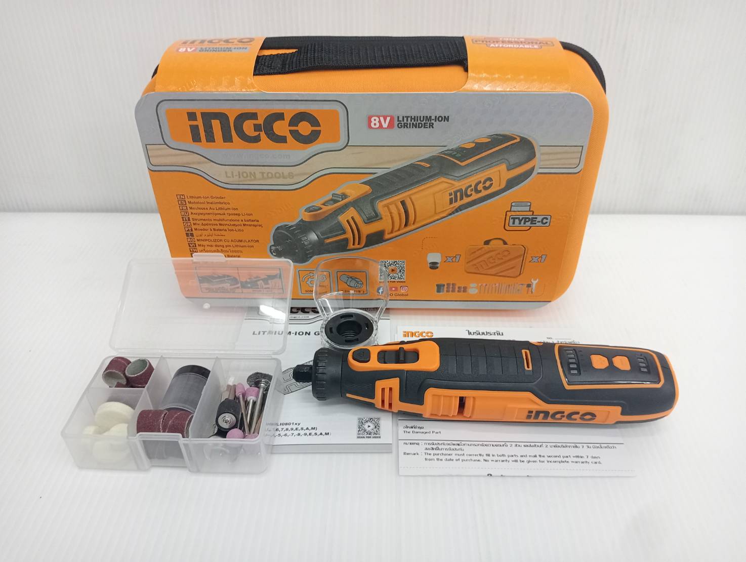 เจียรมินิ8V CMGLI0801 INGCO