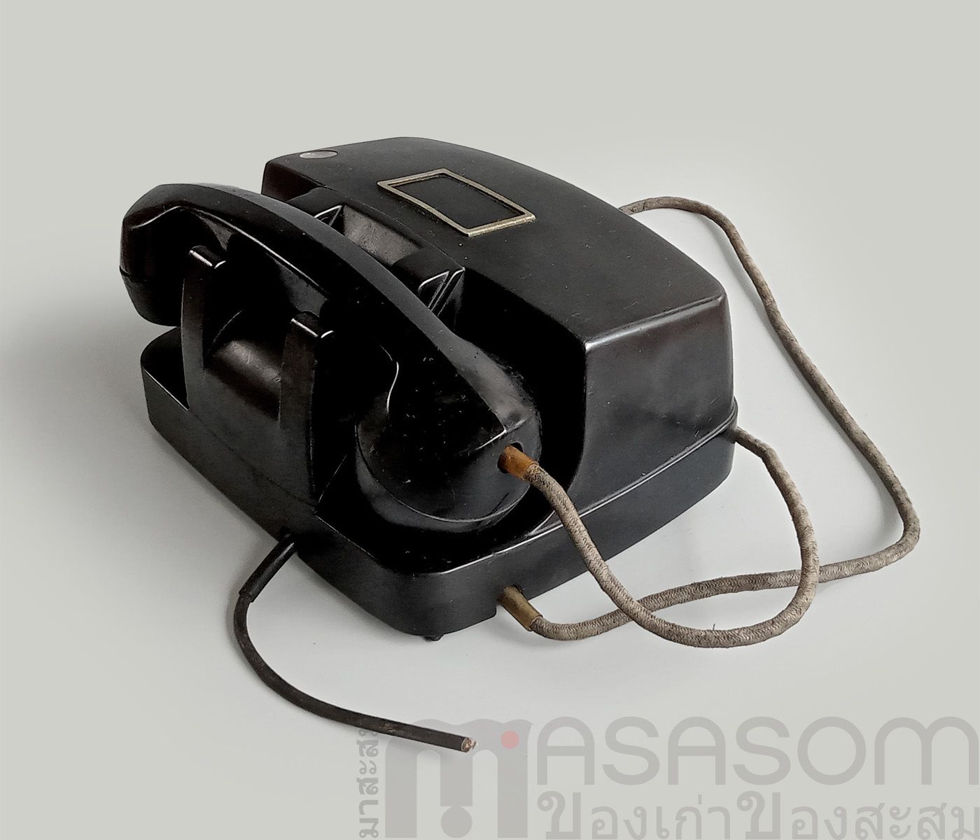 โทรศัพท์โบราณแบบหมุนด้านข้าง