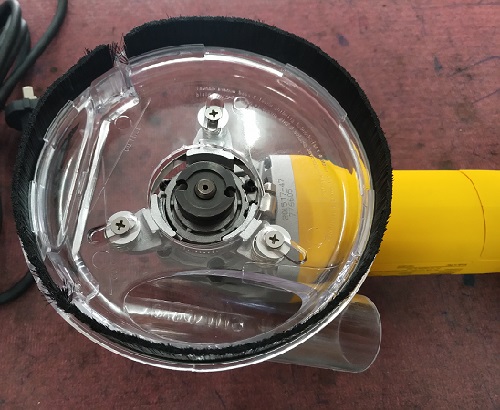 กาดดูดฝุ่นสำหรับใบเจียรบัว4" แบบใส