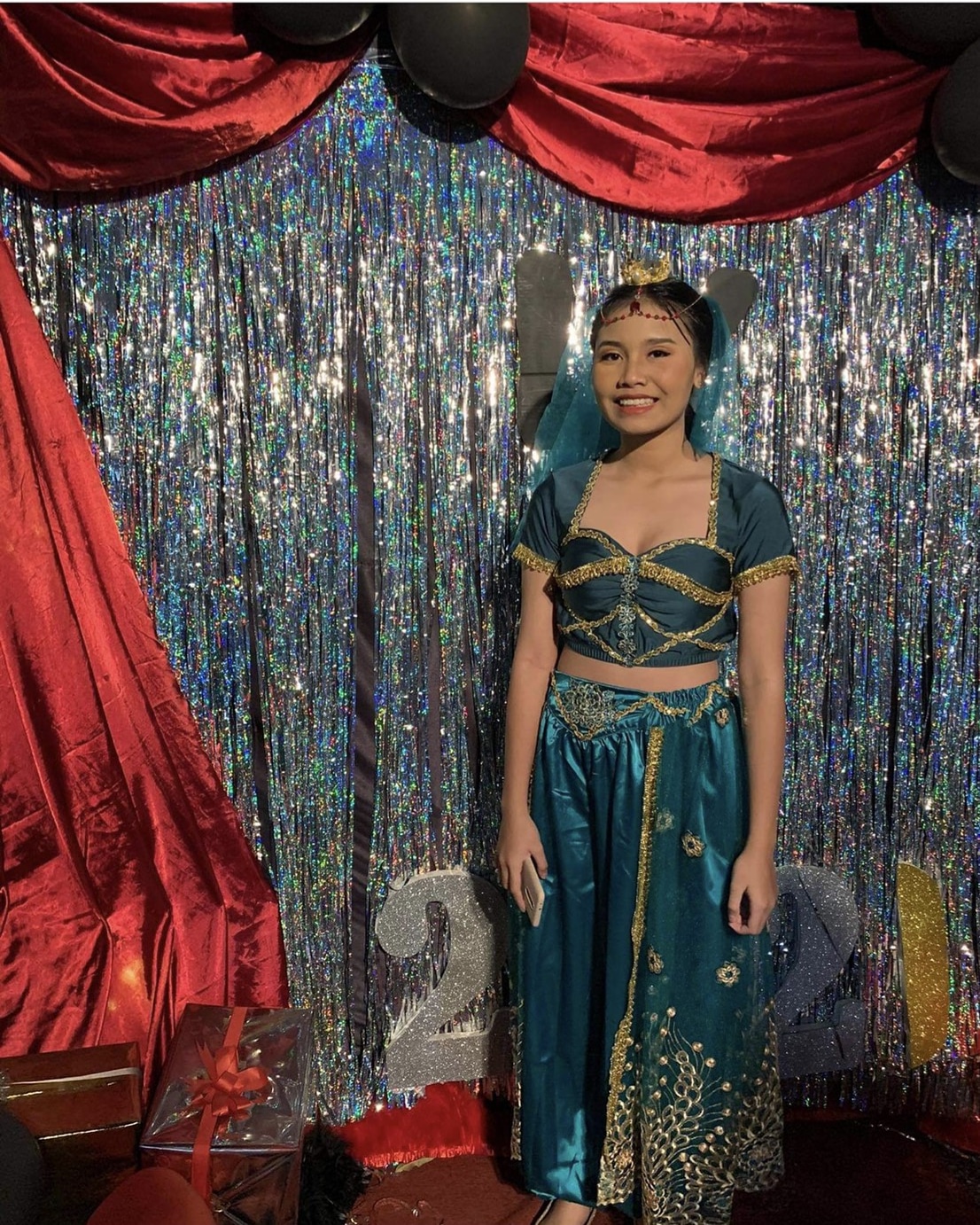 ชุดเจ้าหญิงเปอร์เซีย สีเขียว