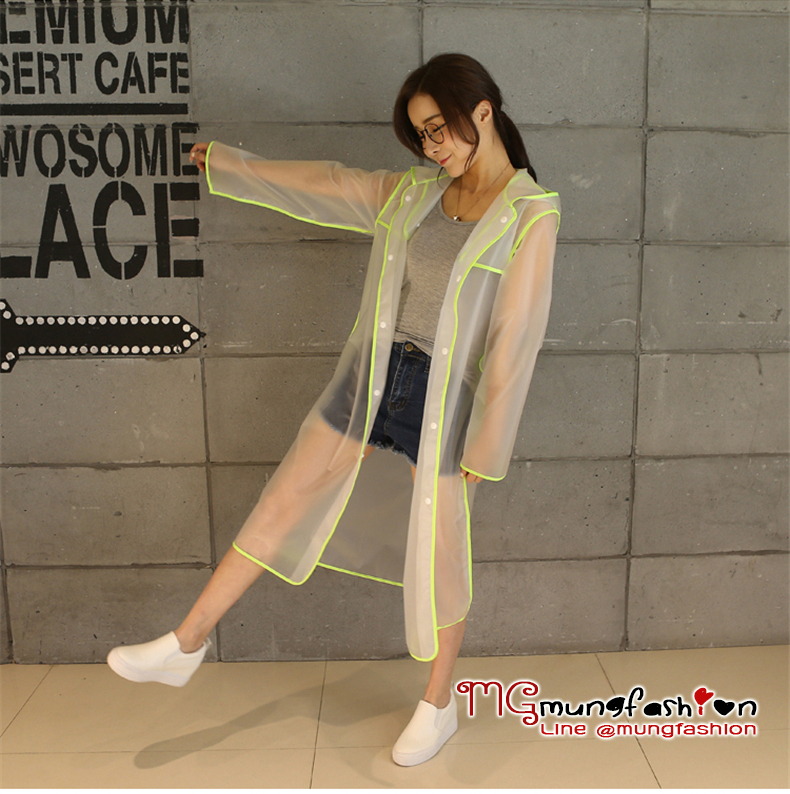 เสื้อกันฝนแฟชั่น ผ้านิ่ม Size M