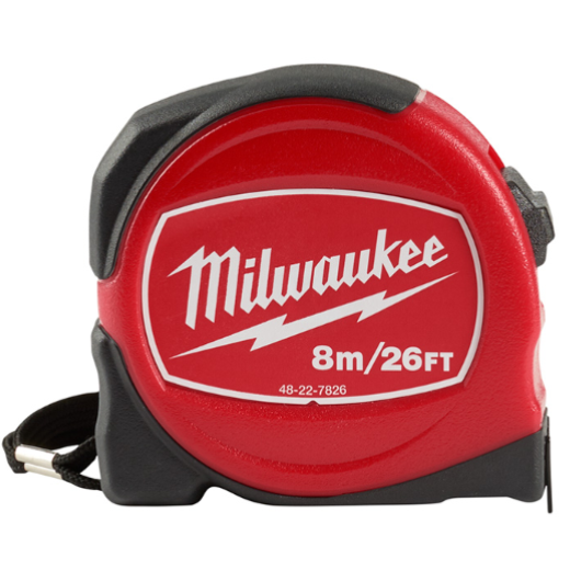 ตลับเมตร8m/26FT RED 48-22-7826 MILWAUKEE
