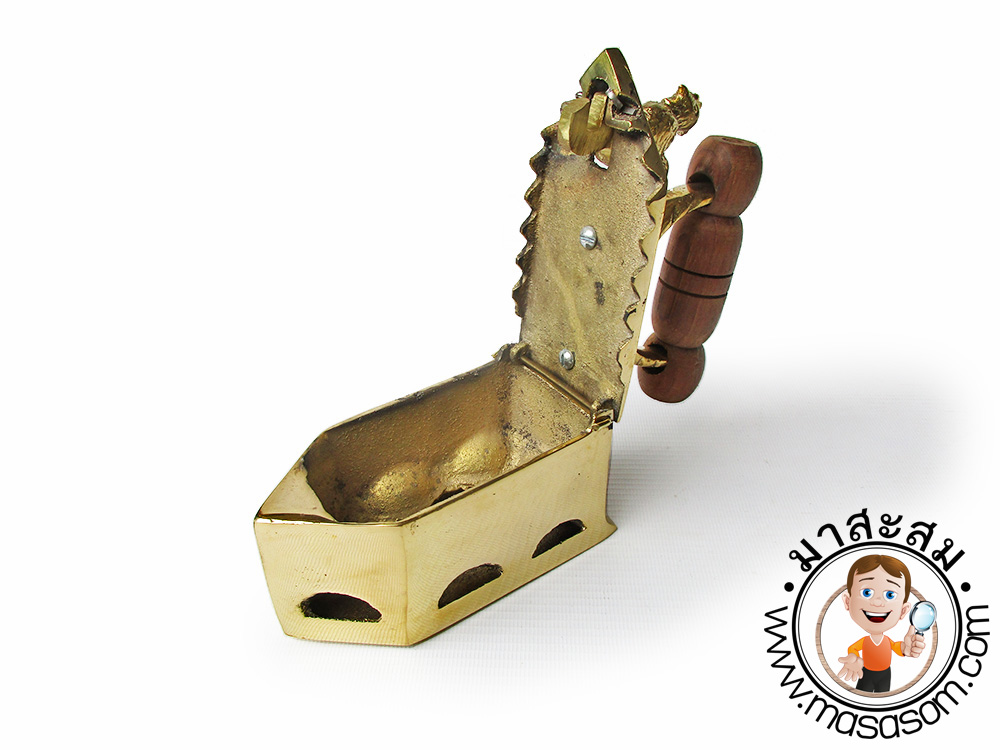 เตารีดทองเหลืองหัวไก่ขนาดเล็ก