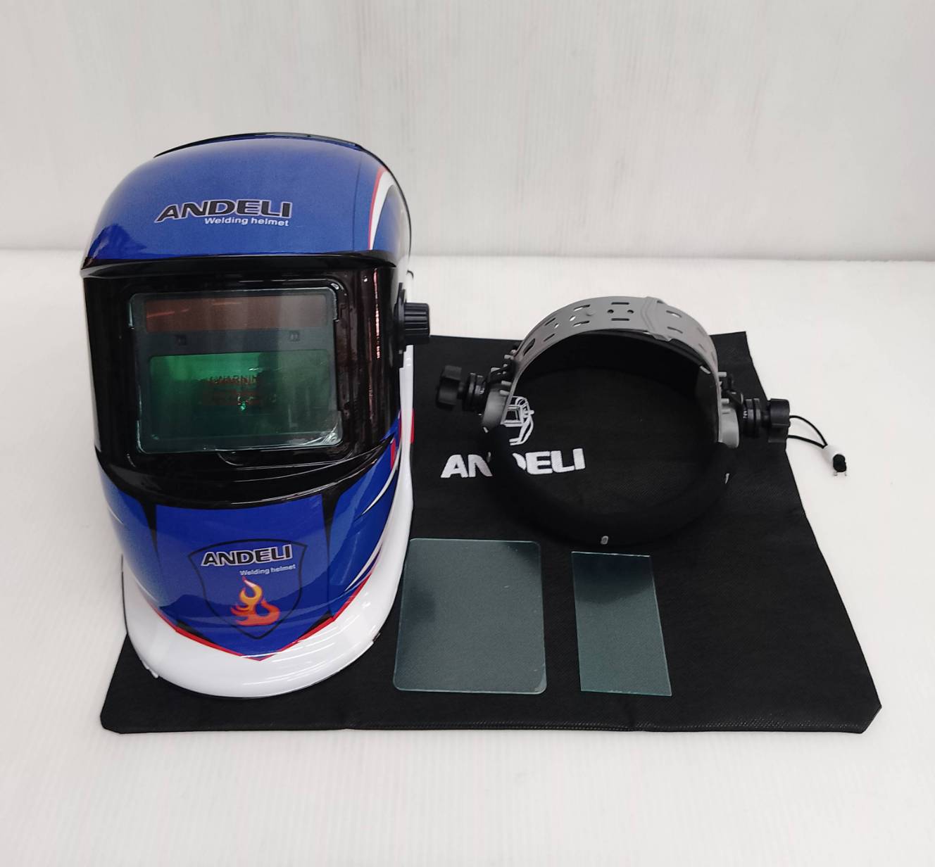 หน้ากากปรับแสง AUTO DH9242-BLUE ANDELI