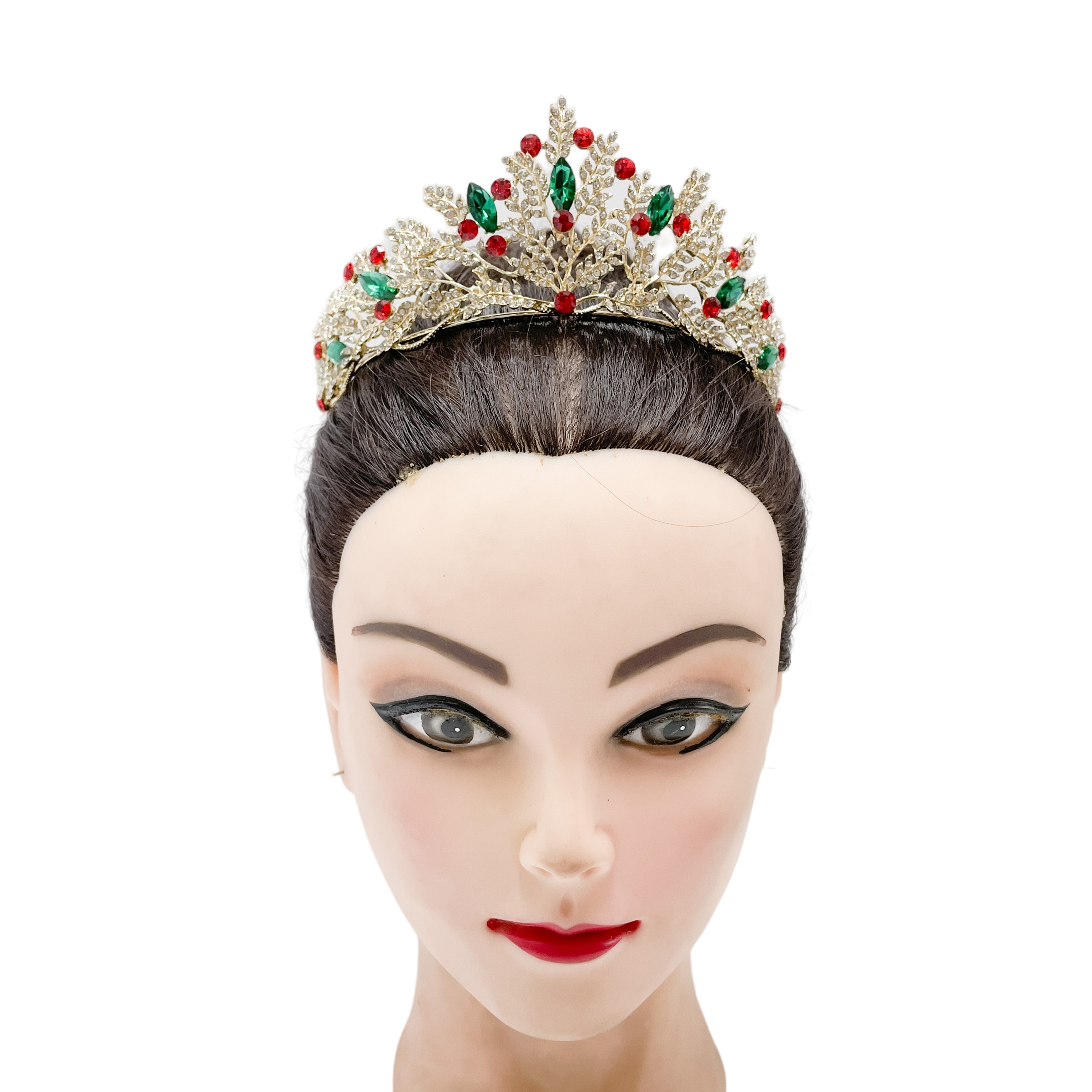 (พร้อมส่ง) มงกุฎคริสต์มาส 001 งานสวย ปราณีต QCเพชรทุกเม็ด สินค้าพร้อมส่งจากไทย