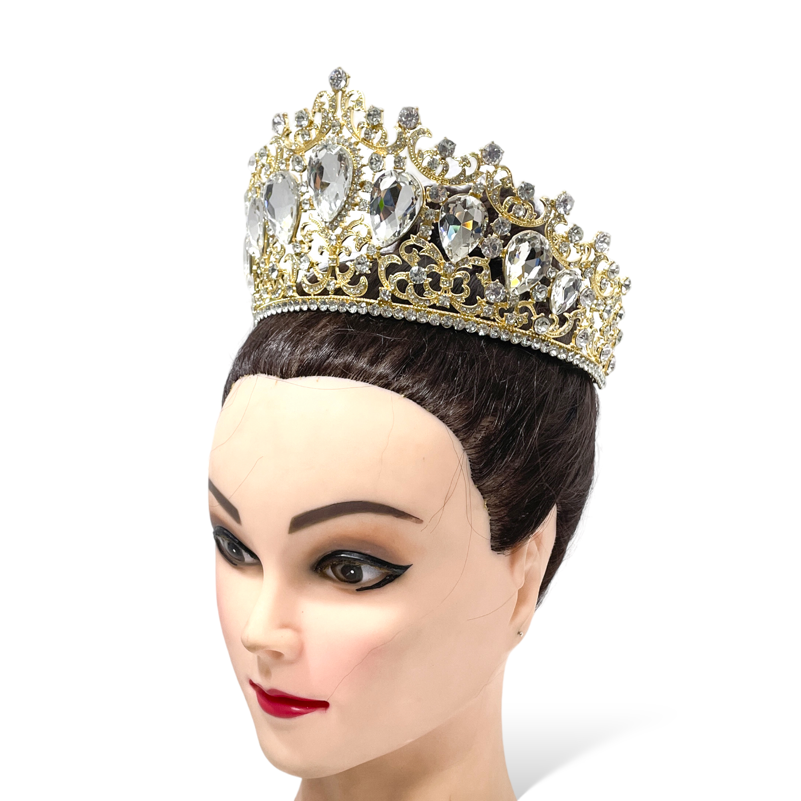 (พร้อมส่ง) เทียร่า 378 สีทอง งานสวย ปราณีต QCเพชรทุกเม็ด สินค้าพร้อมส่งจากไทย