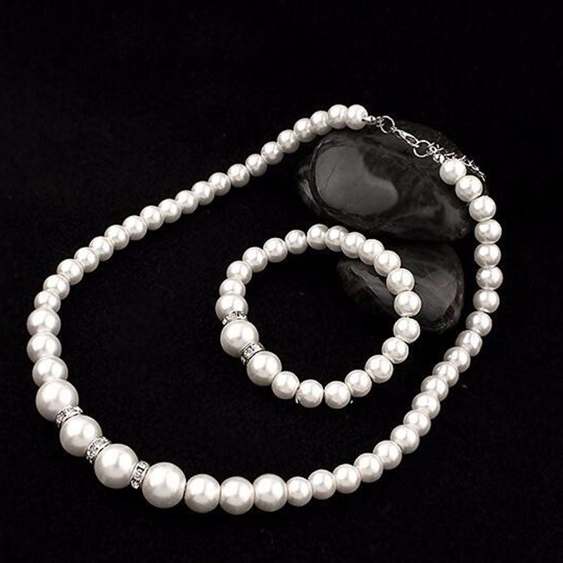 (พร้อมส่ง) สร้อยคอไข่มุกเหมือนแท้ รุ่น 022 | สวยหรู เกรดพรีเมี่ยม | ร้านค้าไทย ส่งไว