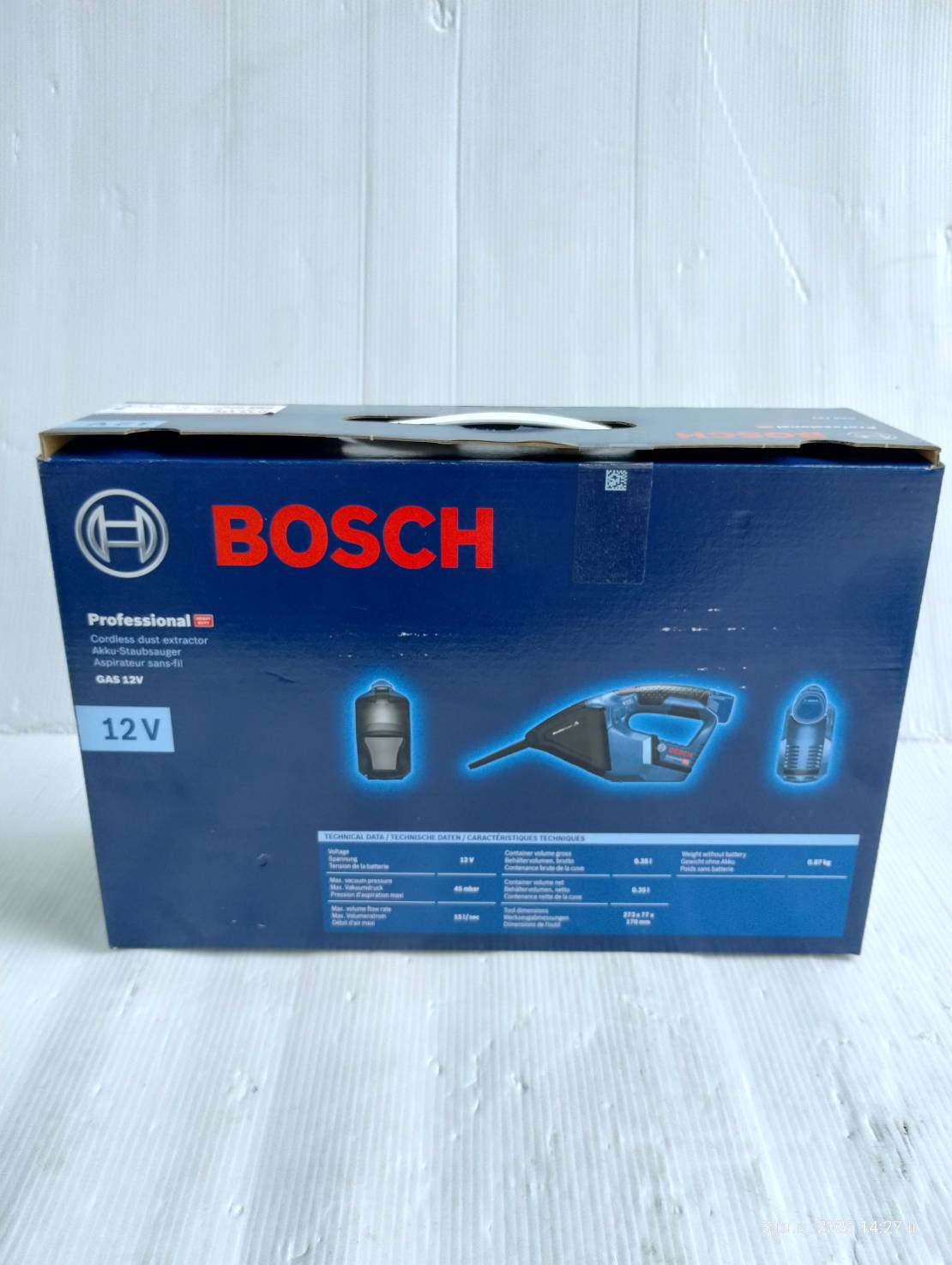 เครื่องดูดฝุ่นไร้สาย GAS12V-LI BOSCH SOLO