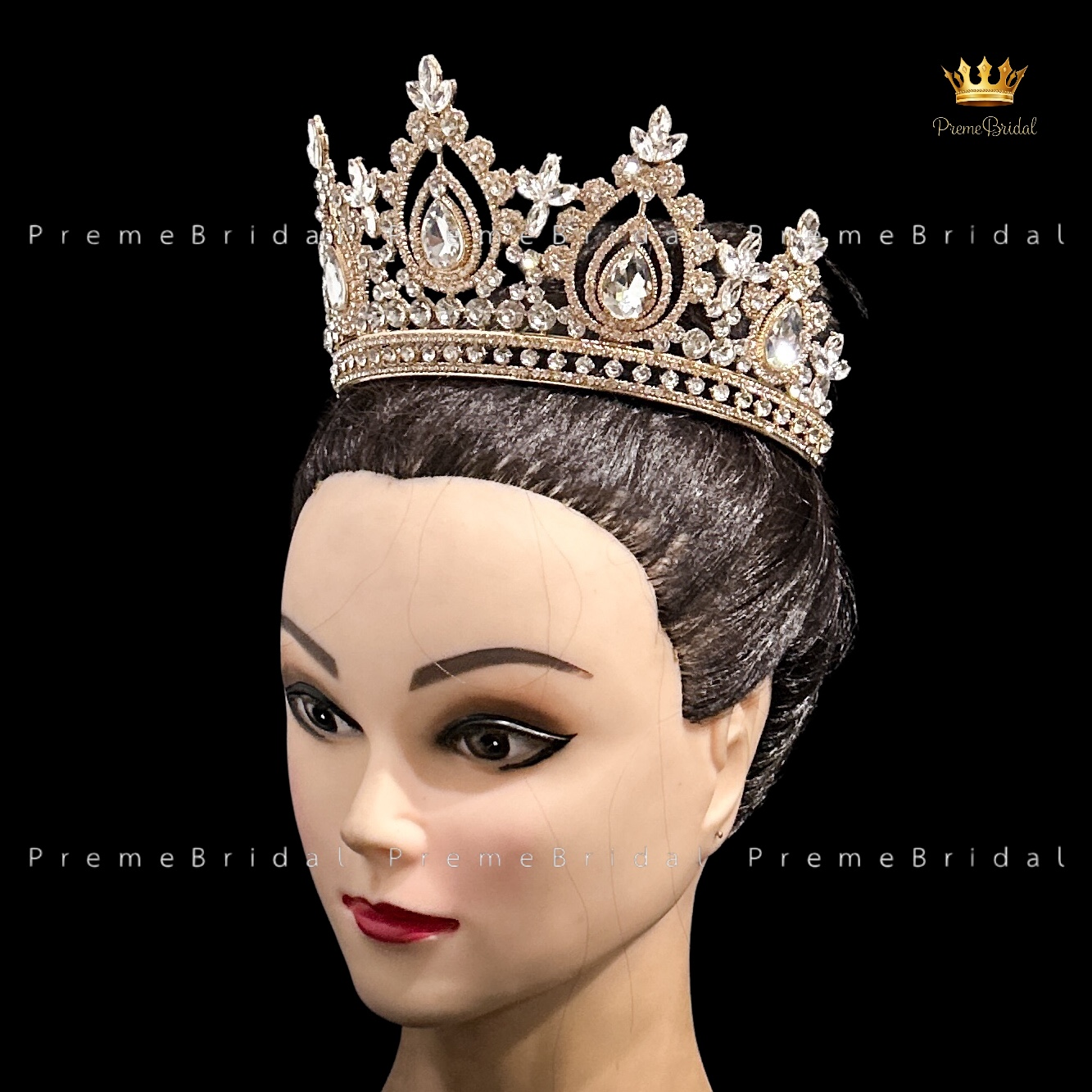 (พร้อมส่ง) เทียร่า 414 มงกุฎนางงาม ครึ่งหัว งานสวย ปราณีต QCเพชรทุกเม็ด สินค้าพร้อมส่งจากไทย