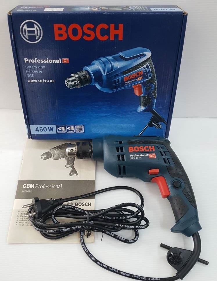 สว่านไฟฟ้า3หุน GBM10RE BOSCH 06014735K0