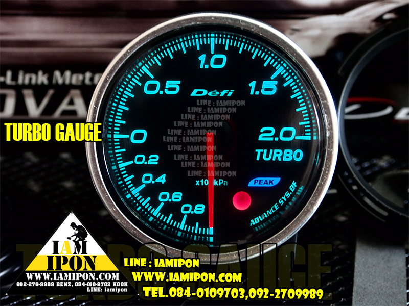 BF ADVANCE 13 สี TURBO 2.0 วัดบูสเทอร์โบ