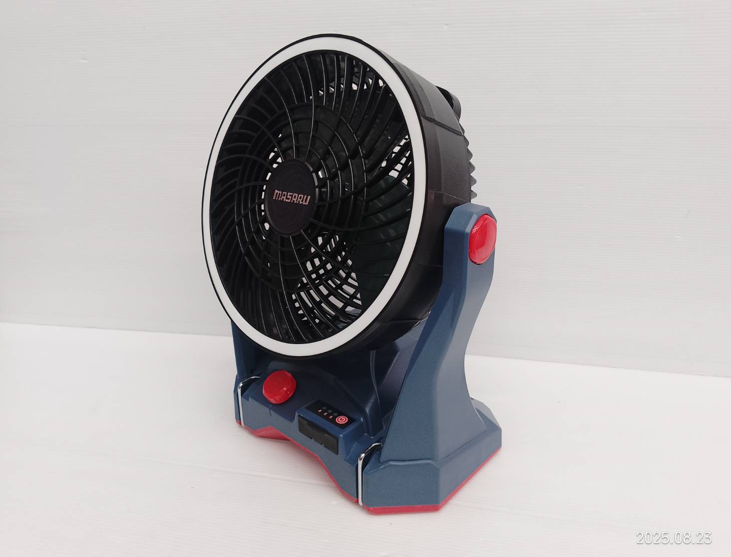 MASARU Powerturbo รุ่น SCFP-910-B1 พัดลมไร้สาย 10 นิ้ว พัดลมพกพา ไฟLED