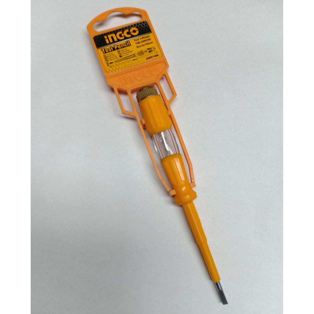 INGCO ไขควงเช็คไฟ ไขควงวัดไฟ ไขควงลองไฟ รุ่น HSDT1408