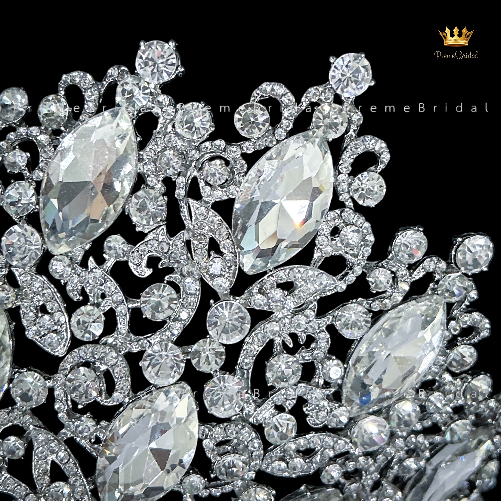 (พร้อมส่งจากไทย) มงกุฏ 142 สำหรับนางงาม ขนาดใหญ่ งานโลหะฐานกลมปรับขนาดได้ ส่งด่วน ส่งจาก จ.อุบลราชธานี