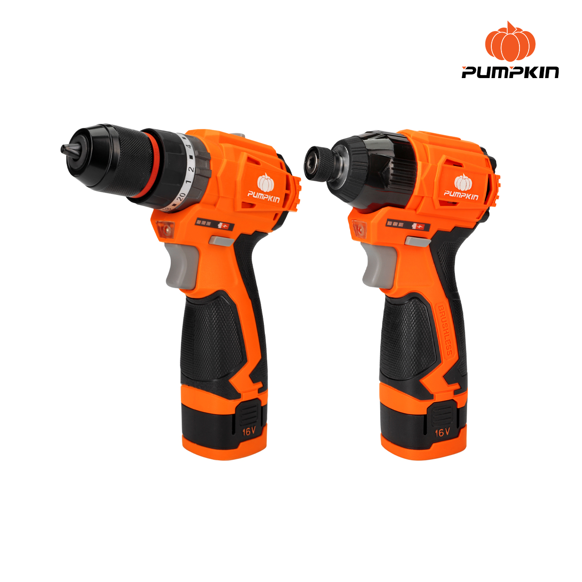 คอมโบ้ชุดสว่าน16V XT-16IMDID-202CK PUMPKIN 50438