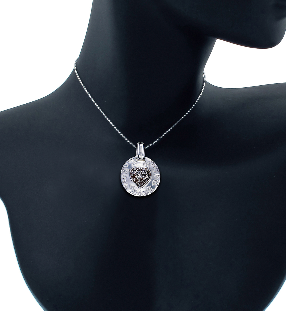 จี้เงินแท้925ประดับเพรชแท้สวิส เกรดดี น้ำใส ,จี้,จี้ เงิน,จี้ เงิน แท้,จี้ เพชร,จี้ เพชร แท้ ราคา ถูก,จี้แฟชั่น,จี้ผู้หญิง,จี้สวยๆ,Pendant silver925