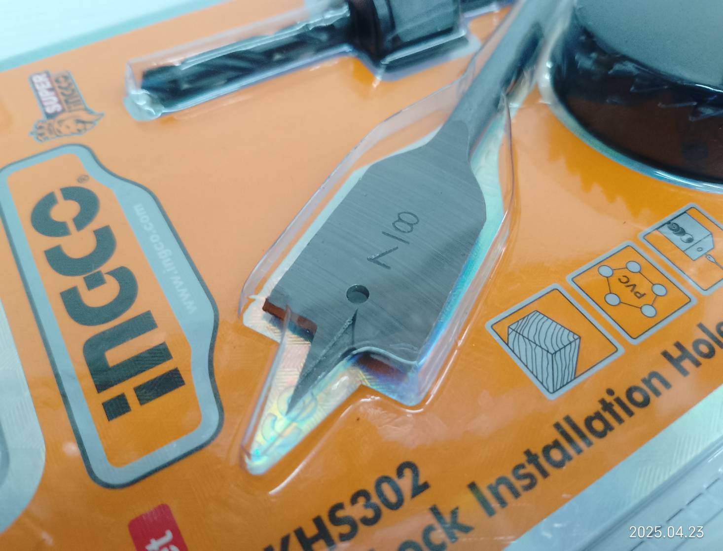 INGCO ชุดดอกเจาะ พร้อมตัวล็อค (3 ชิ้น/ชุด) รุ่น AKHS302