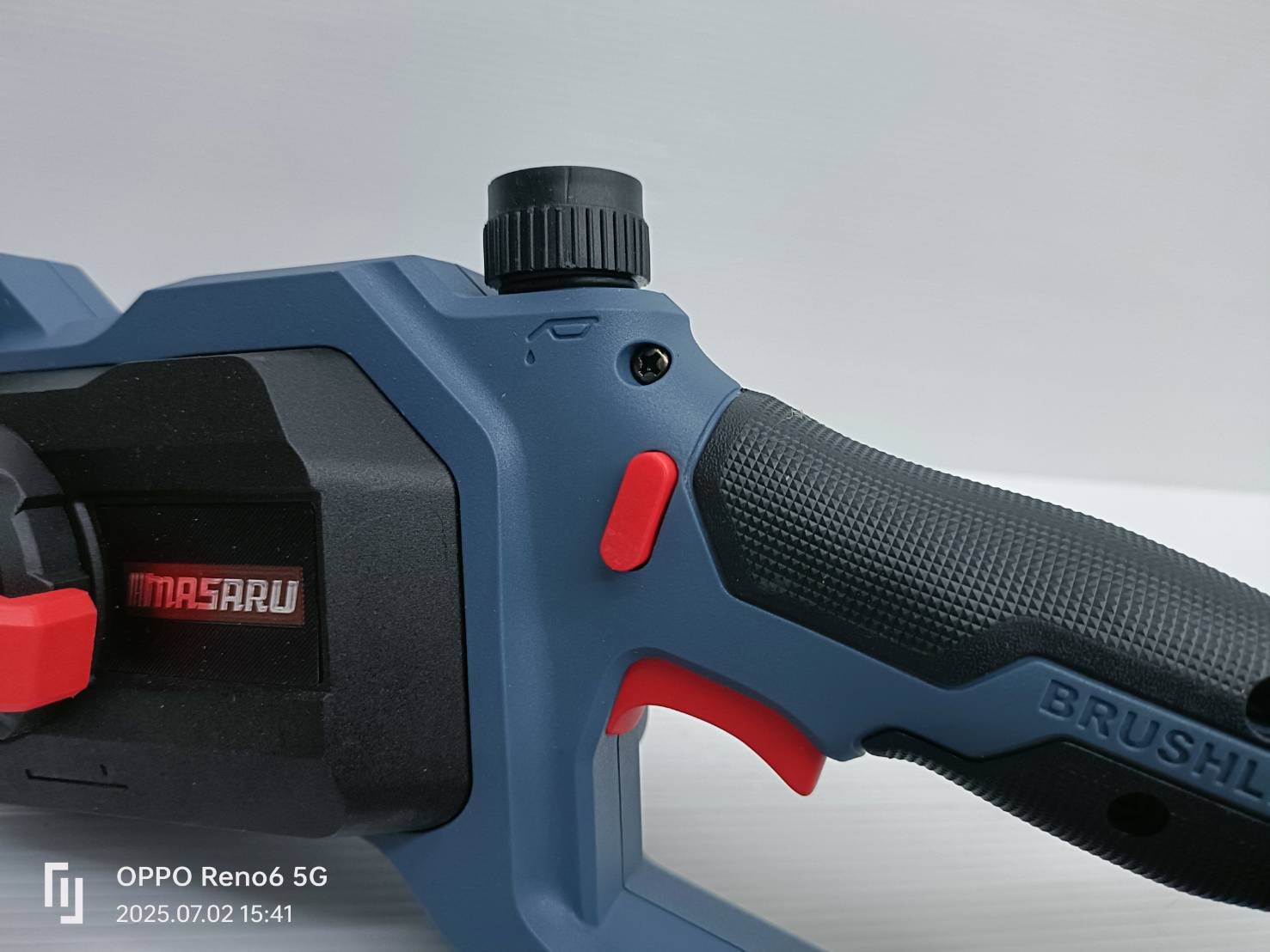 MASARU เลื่อยไฟฟ้าไร้สาย 8 นิ้ว 20V รุ่น SCS-410 เลื่อยตัดไม้ ใช้งานสวน เลื่อยโซ่ไร้สาย มอเตอร์ Brushless