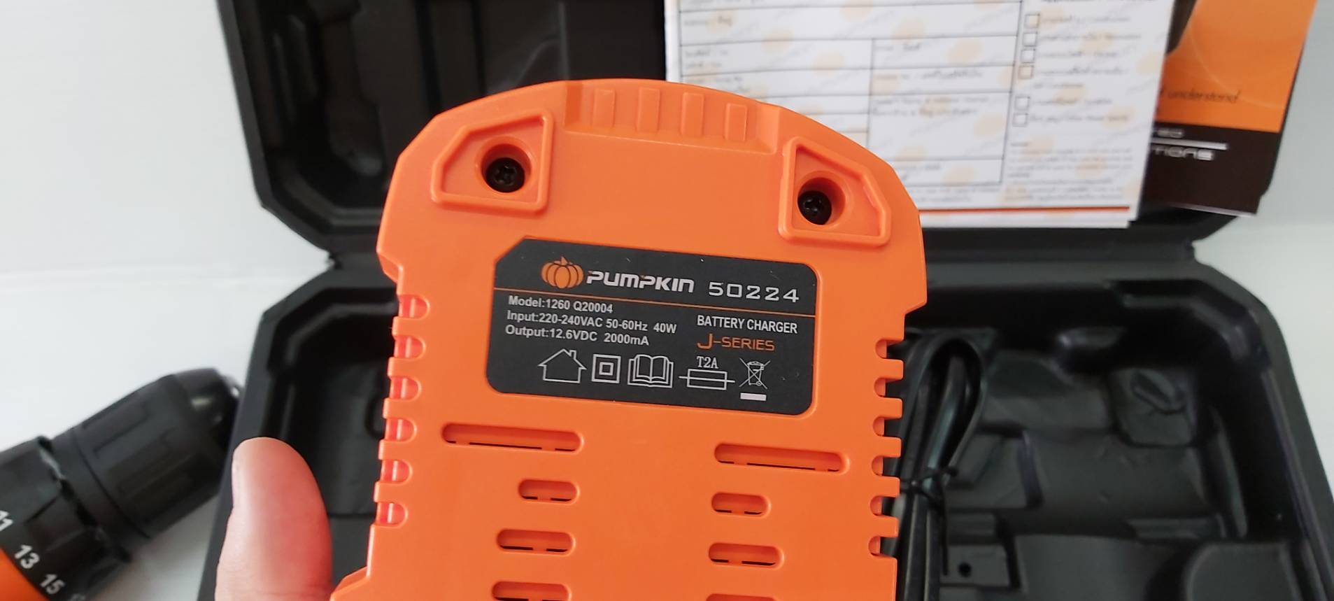 สว่านกระแทกไร้สาย12V รุ่น J-12BID1504 PUMPKIN #50210