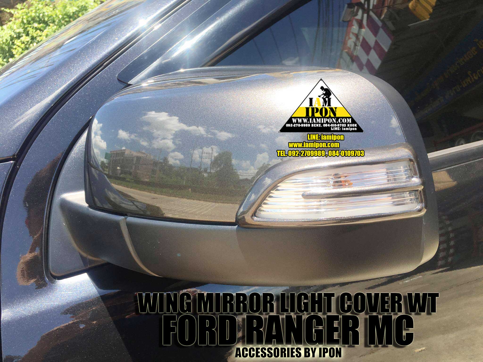 WING MIRROR LIGHT COVER FORD RANGER T6-MC&MAZDA BT50PRO WILDTRAK ครอบไฟเลี้ยวกระจกมองข้างไวล์ดแทรคฟอร์ดเรนเจอร์ T6-MC และ มาสด้า บีที 50 PRO