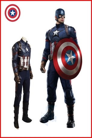 ชุดกัปตันอเมริกา แบบพรีเมี่ยม