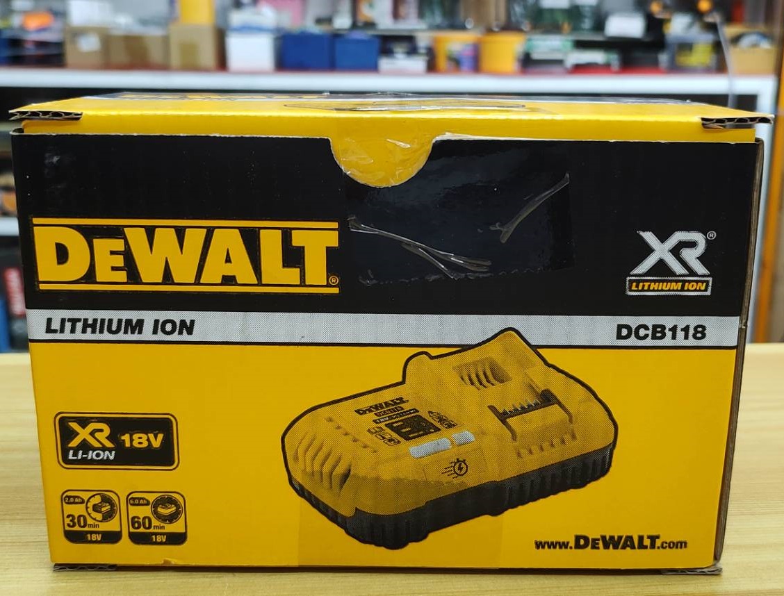 แท่นชาร์จ18-60V DCB118 DEWALT