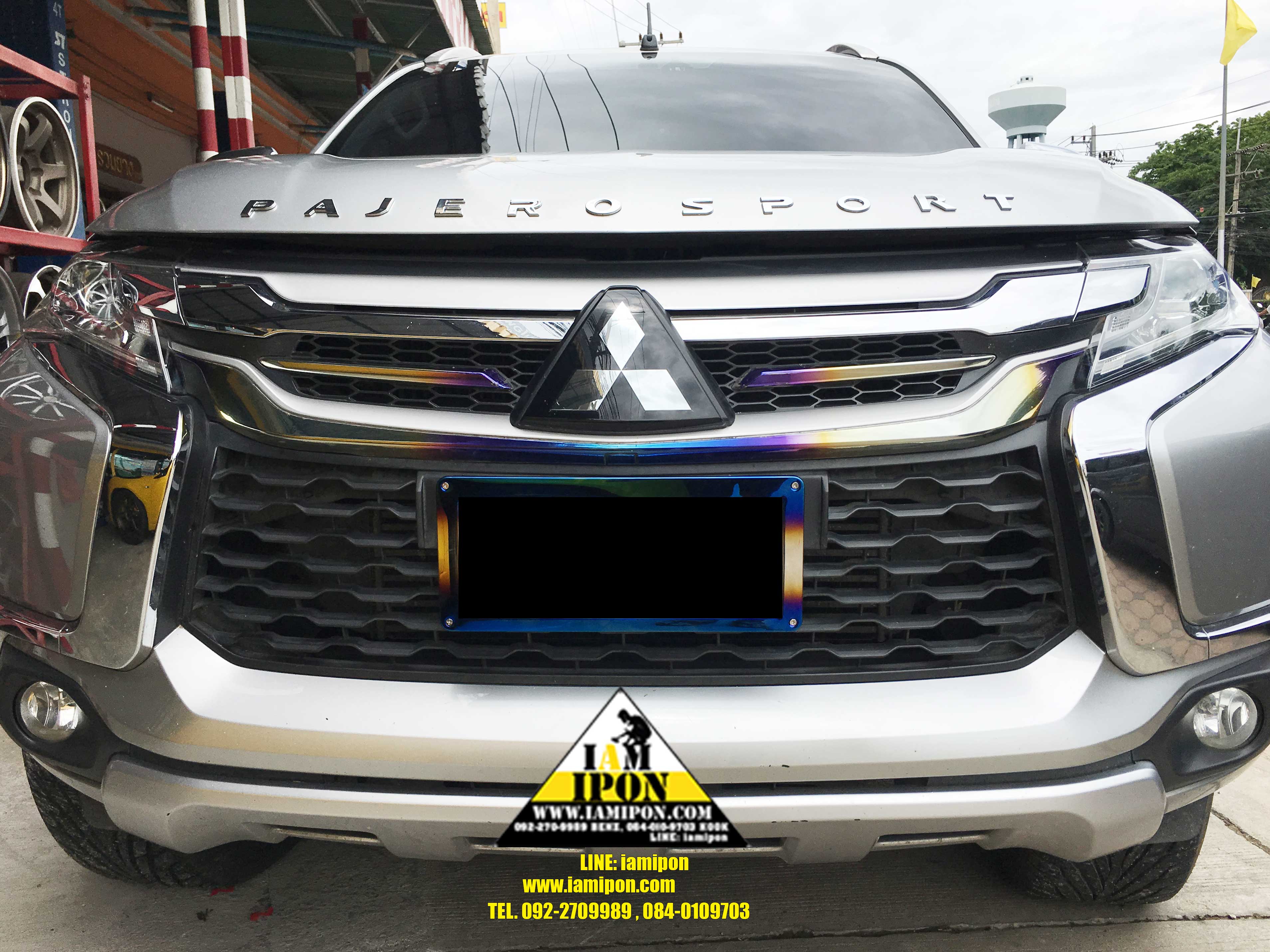 LICENSE PLATE TITANIUM กรอบป้ายทะเบียนไทเทเนียม