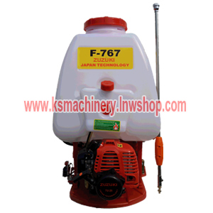 เครื่องพ่นยา สะพายหลัง มิตซูกิ โปร รุ่น F767 (รุ่นงานหนัก) ปั๊มอลูมิเนียม คาร์บูเรเตอร์แบบลูกลอย ลานสตาร์ทแบบดึงเบาผ่อนแรง