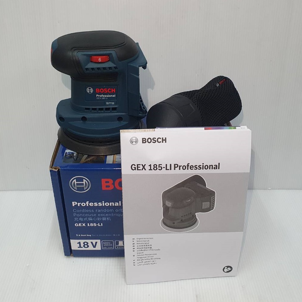 ขัดกระดาษทรายกลม5" 18V GEX185-Li BOSCH SOLO