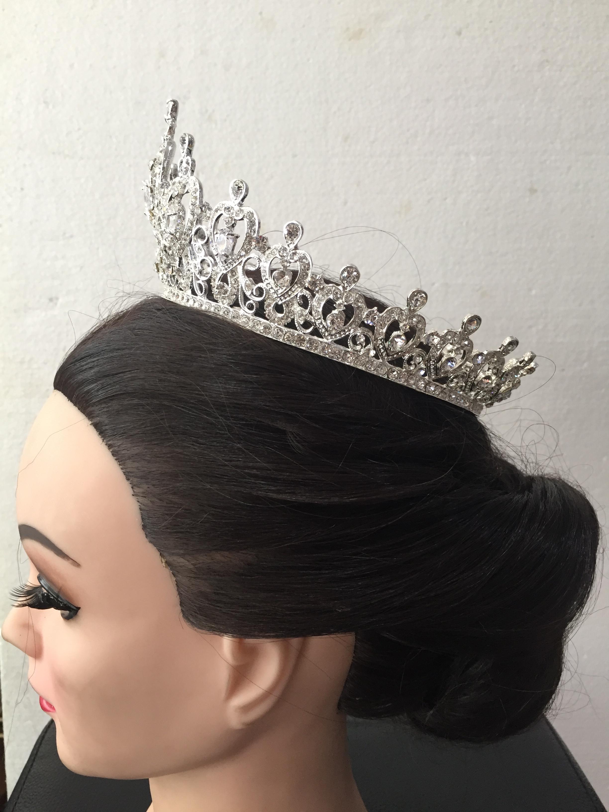 (พร้อมส่ง) มงกุฎ 038 สีเงิน