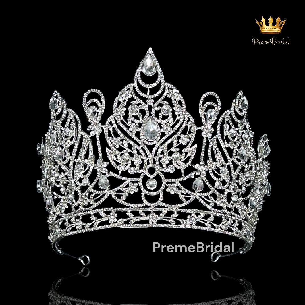 (พร้อมส่ง) เทียร่า 425 มงกุฎเพชร ครึ่งหัว งานสวย ปราณีต QCเพชรทุกเม็ด สินค้าพร้อมส่งจากไทย