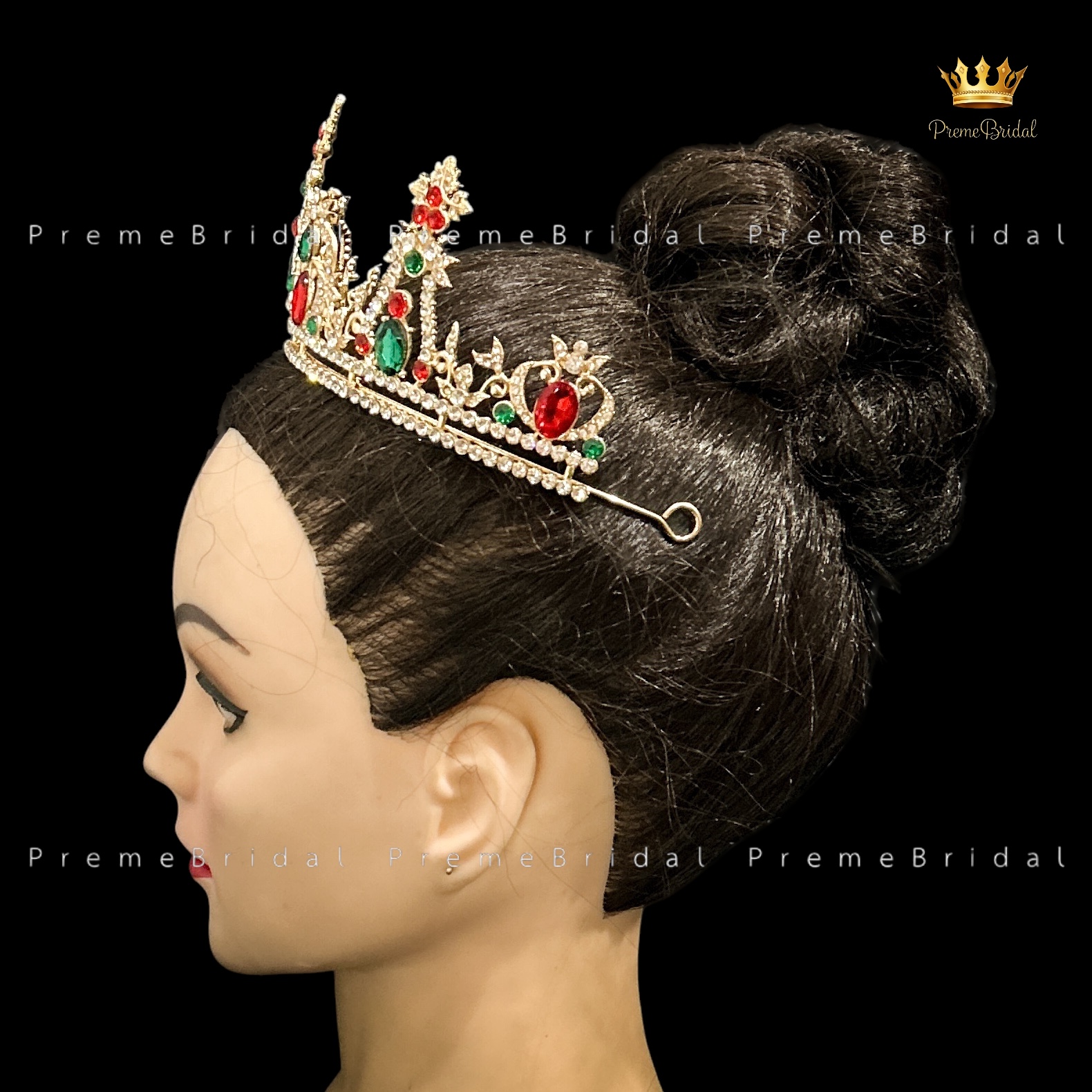 (พร้อมส่ง) มงกุฎคริสต์มาส 009 งานสวย ปราณีต QCเพชรทุกเม็ด สินค้าพร้อมส่งจากไทย