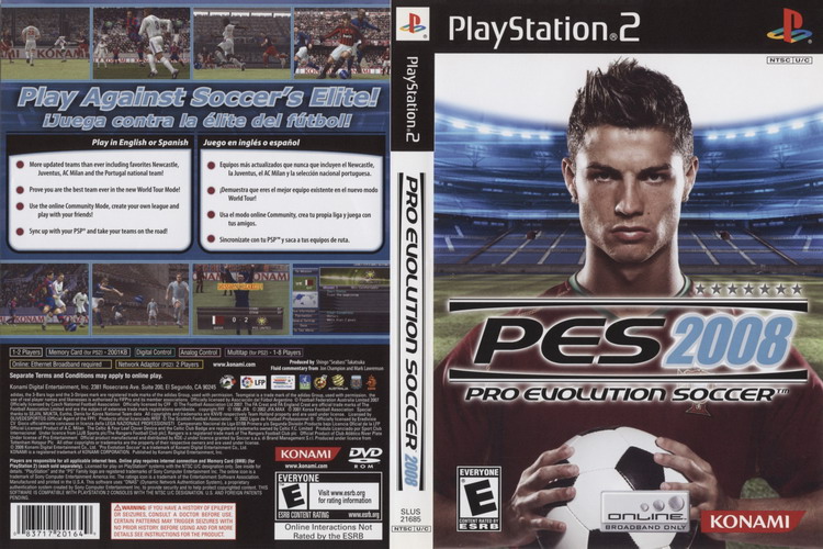 PRO EVOLUTION SOCCER 2008 [US : DVD5 1 Disc]
