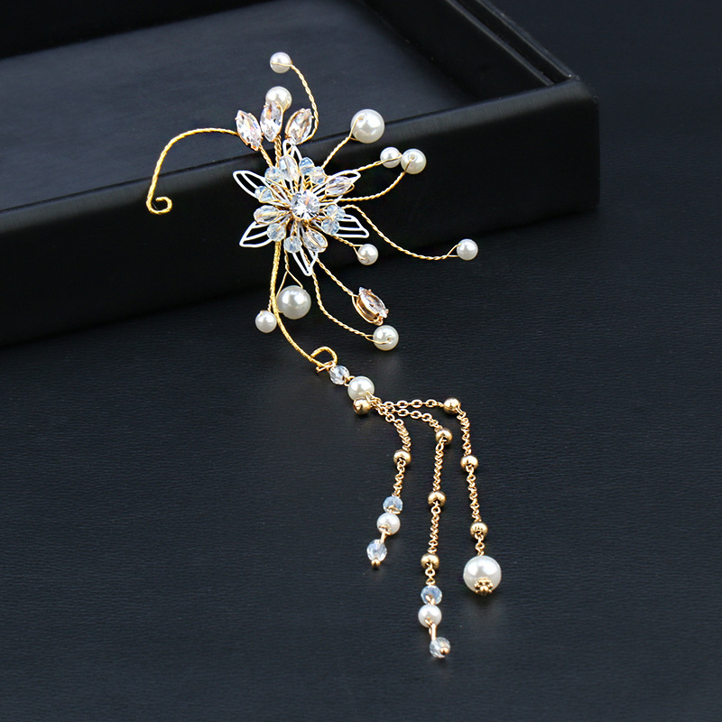 (พร้อมส่ง) Ear Cuff 018 จรหู จอนหู ได้ทั้งคู่ เกี่ยวใบหู ใส่สวยๆ สวยงาม ทำจากโลหะสีทอง