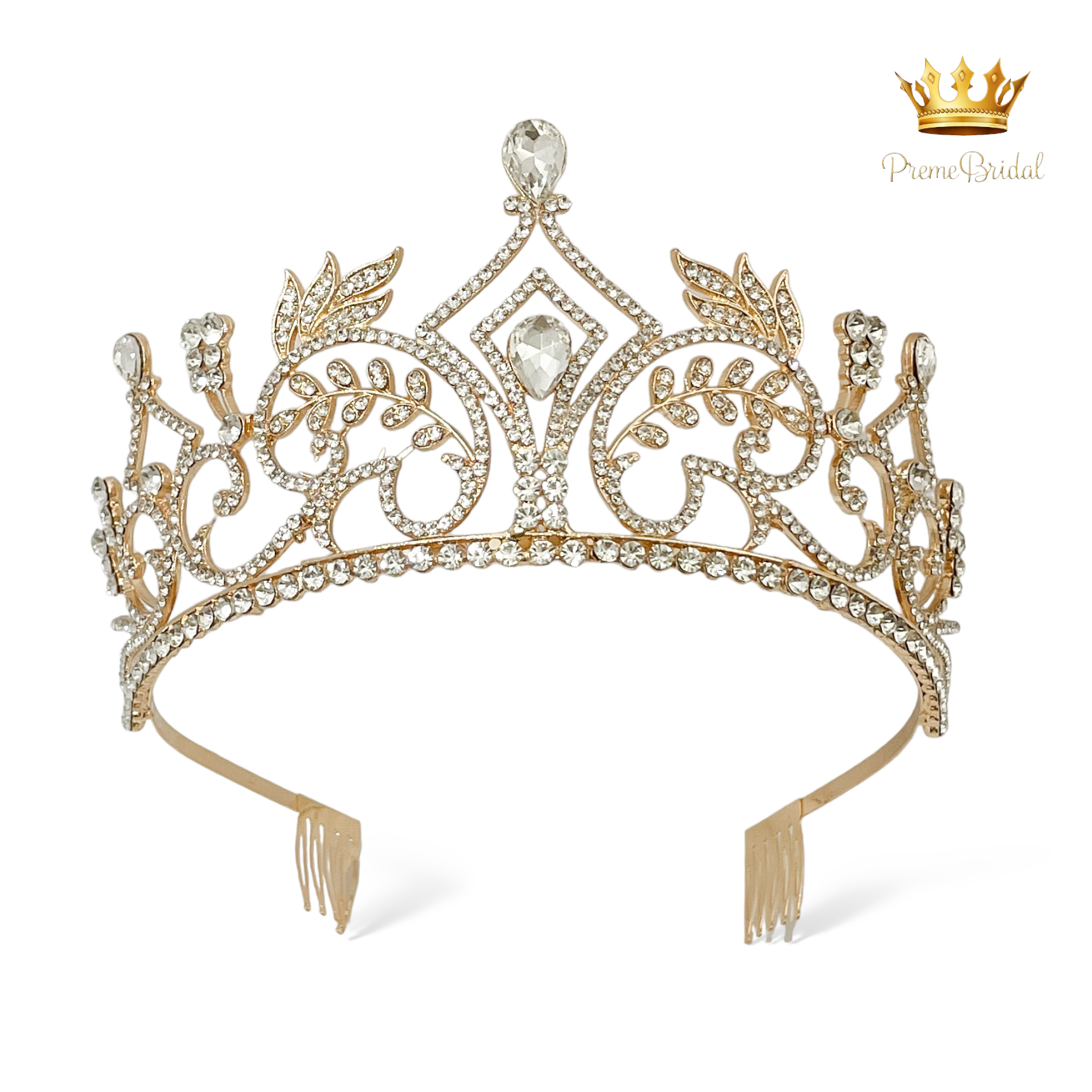 (พร้อมส่ง) เทียร่า 402 มงกุฎนางงาม งานสวย ปราณีต QCเพชรทุกเม็ด สินค้าพร้อมส่งจากไทย