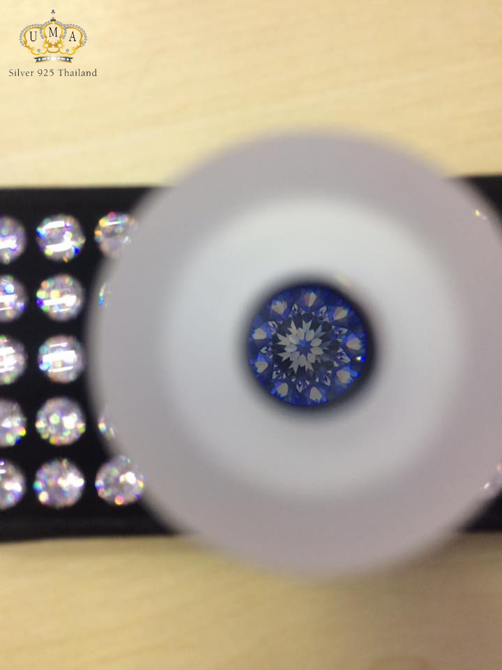 เพชรรัสเซีย CZ - 100เหลี่ยม FACET - Size 8.00mm - 1แพ็ค - 50เม็ด