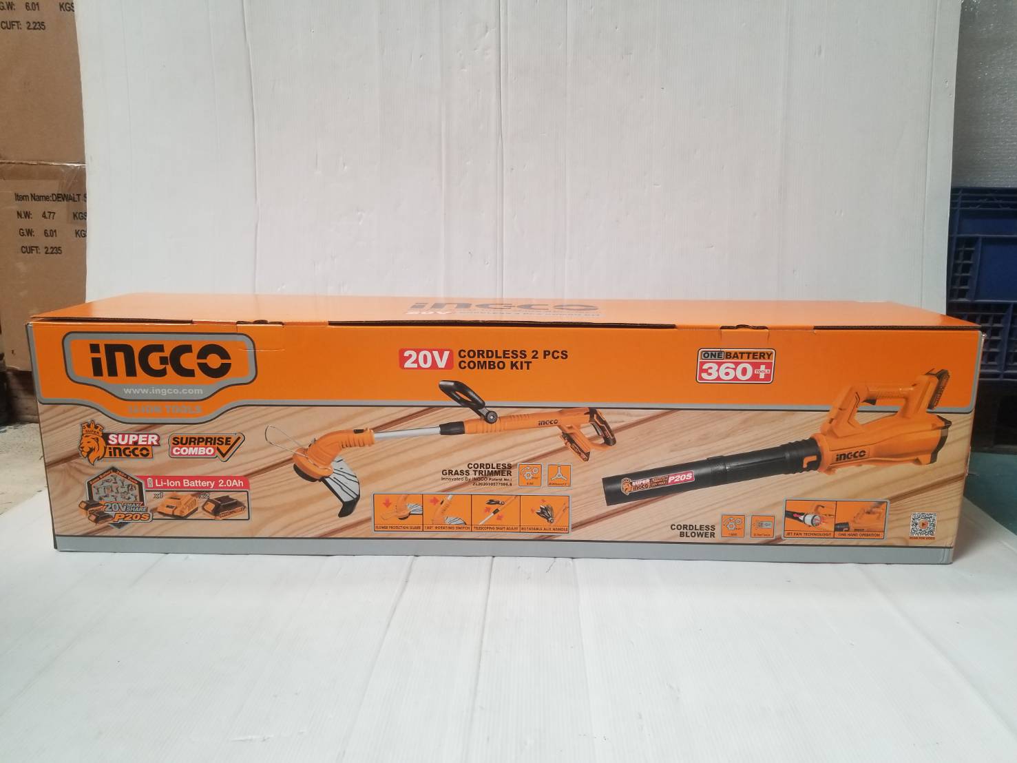 คอมโบ้เล็มหญ้า+เป่าลม COSLI240203 INGCO