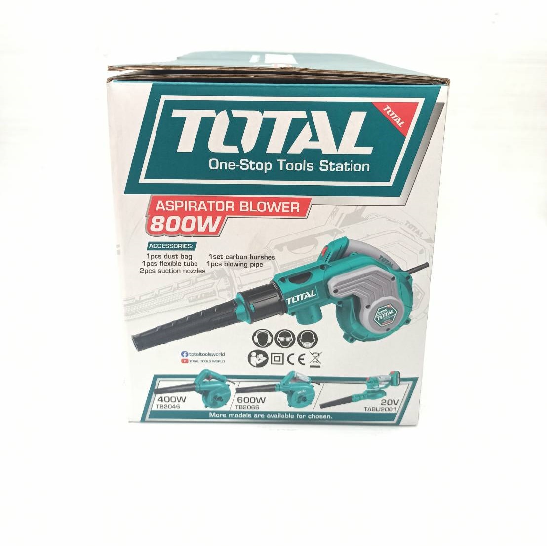 เป่าลม+ดูดฝุ่นไฟฟ้า TB2086 TOTAL